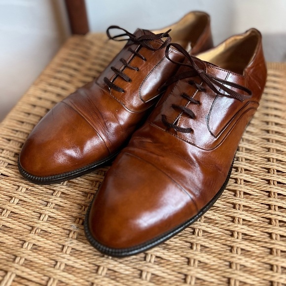 Johnston & Murphy Cellini Men’s Cap-Toe Oxford Shoes – Made in Italy – Size 9M main image 7